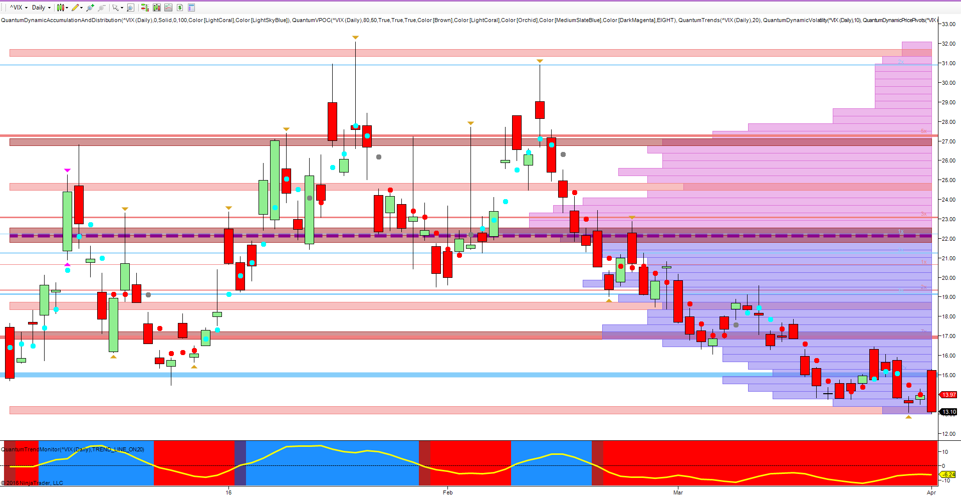 Vix Size Chart