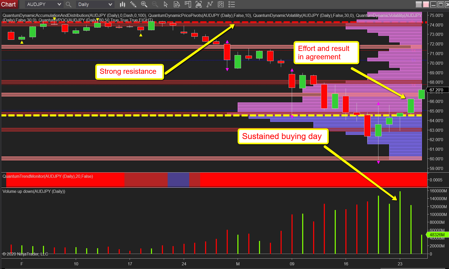 AUD/JPY daily chart